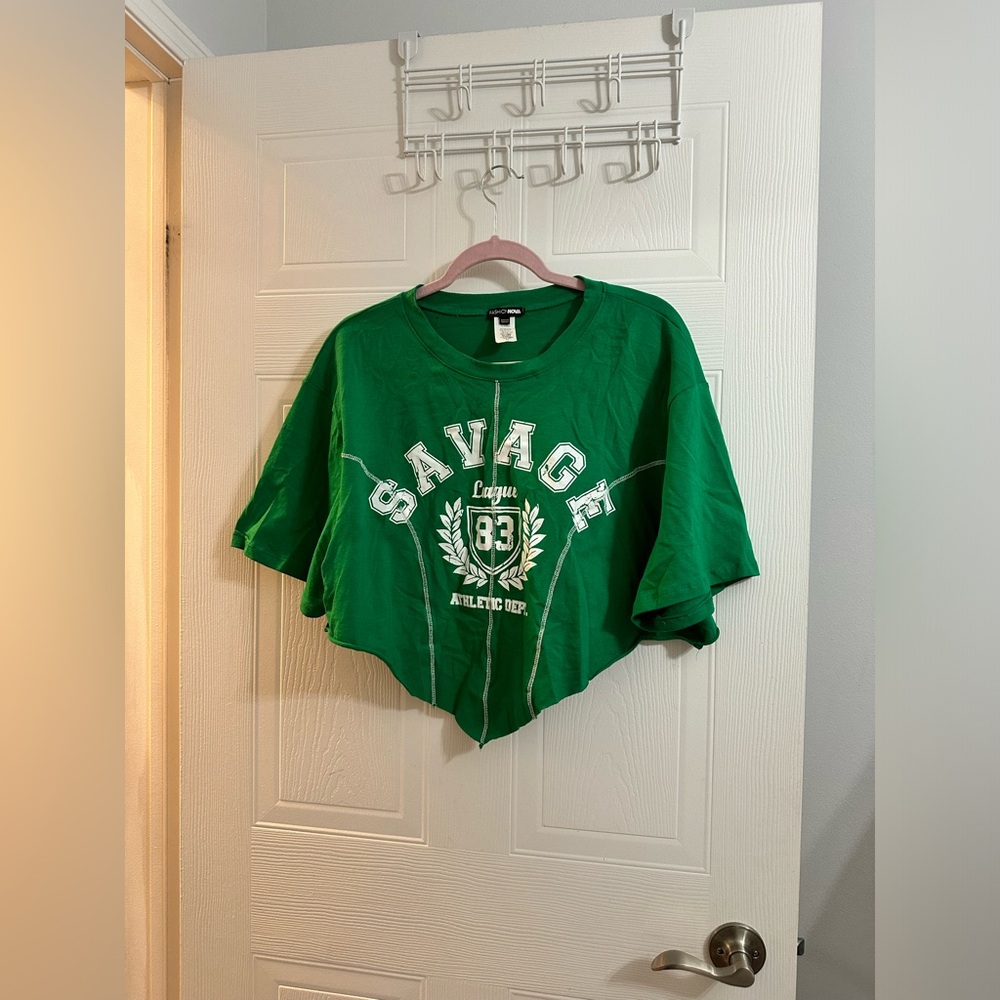 Cropped SAVAGE tee